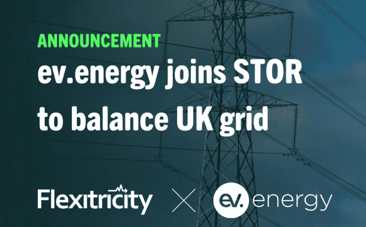 ev.energy and Flexitricity collaborate on a groundbreaking EV charging flexibility initiative for National Grid ESO Reserve service