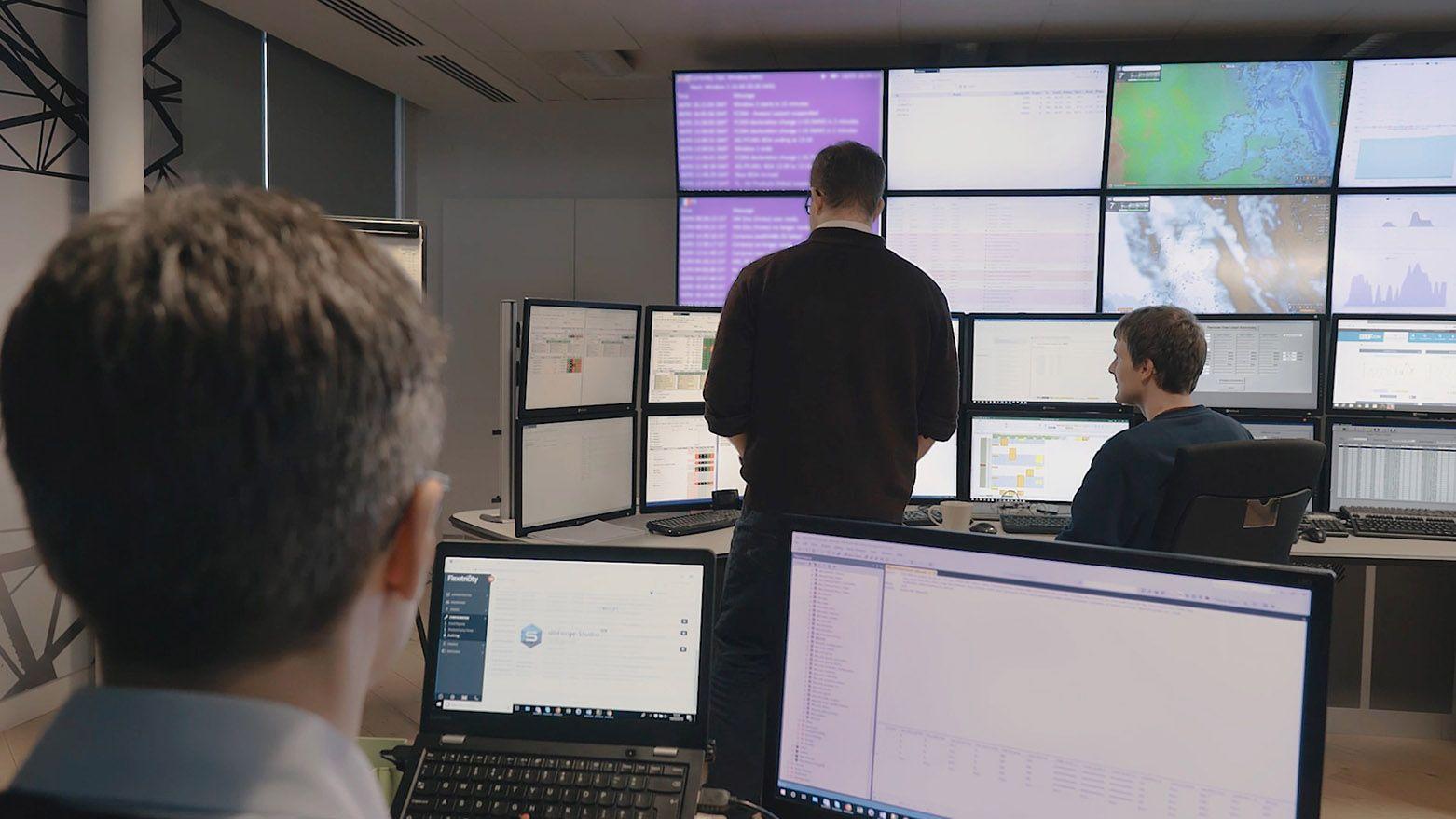 Triad management control room Flexitricity